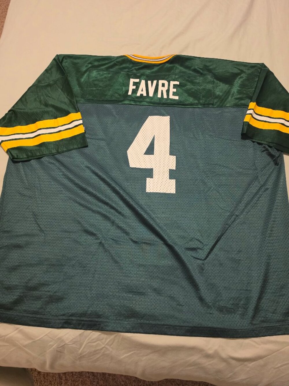 Champion Green Bay Packers Favre #4 Jersey, XXXL, 3XL, 56 - Picture 5 of 6